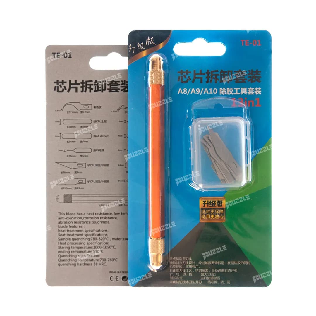 ست تیغ 13 تکه تعویض IC مدل TE-01 — تصویر ۴