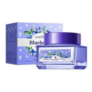 کرم مرطوبکننده صورت، دست سادور مدل بلوبری هیالورونیک اسید مناسب برای انواع پوست وزن 60 گرم