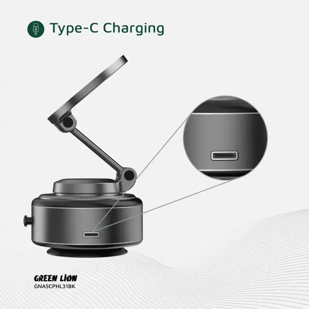 هولدر و نگهدارنده همراه شارژر وایرلس مناسب خودرو گرین لاین Green Lion GX-31 — تصویر ۲