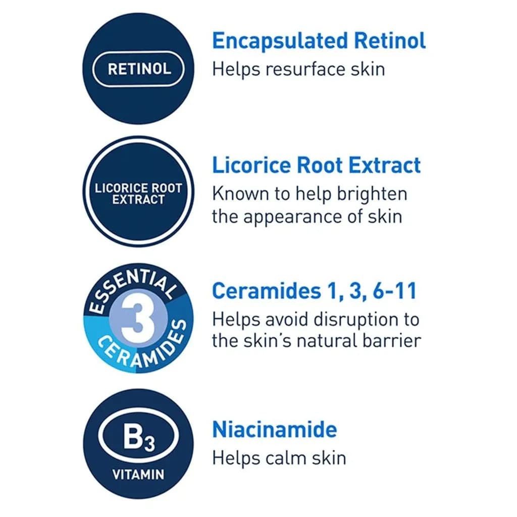 سرم ضد لک و ضد جوش سراوی مدل Resurfacing Retinol — تصویر ۱۰