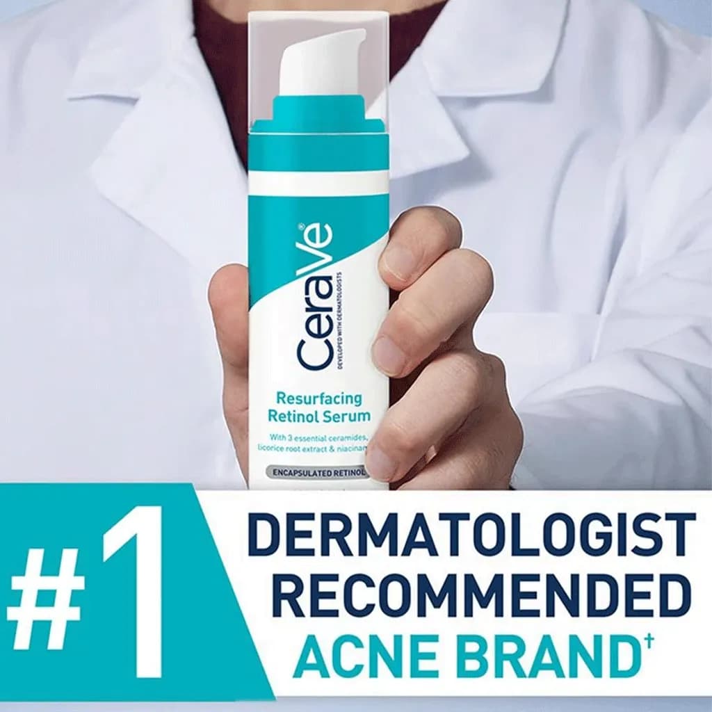 سرم ضد لک و ضد جوش سراوی مدل Resurfacing Retinol — تصویر ۱۲