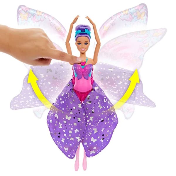 عروسک باربی مدل Butterfly Dancer Doll کد HXJ10 — تصویر ۴