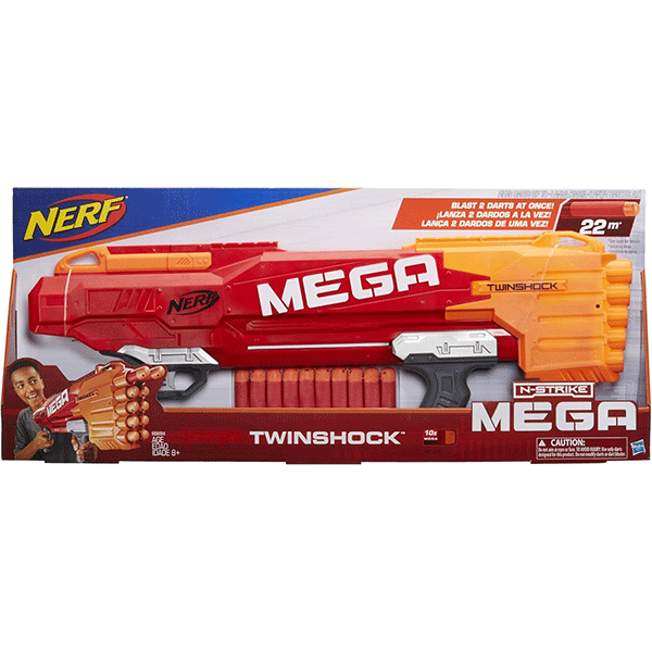 تفنگ بازی نرف مدل Mega Twinshock — تصویر ۵