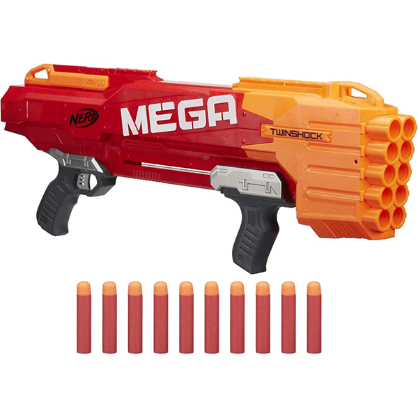تفنگ بازی نرف مدل Mega Twinshock — تصویر ۲