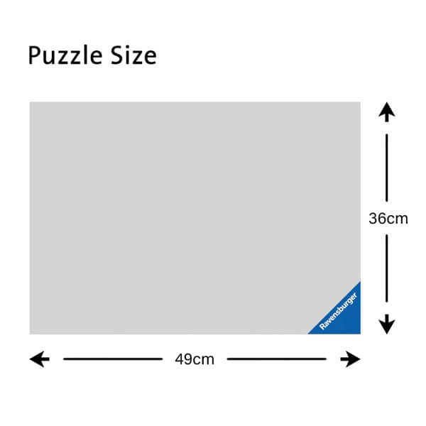 پازل 500 قطعه Ravensburger طرح فیل — تصویر ۳