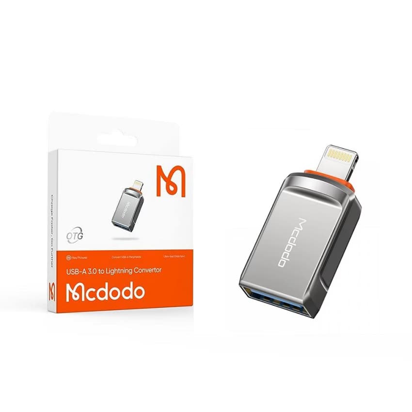 مبدل USB به لایتینینگ OTG مک دودو مدل OT-8600 — تصویر ۴