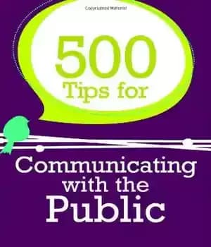 دانلود کتاب 500 Tips for Communicating with the Public – 500 نکته برای برقراری ارتباط با مردم