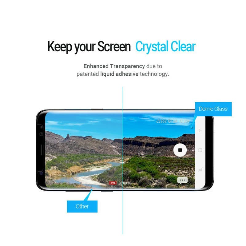 گلس تمام صفحه یووی مات سامسونگ Samsung Galaxy S10 Plus با چسپ UV — تصویر ۳