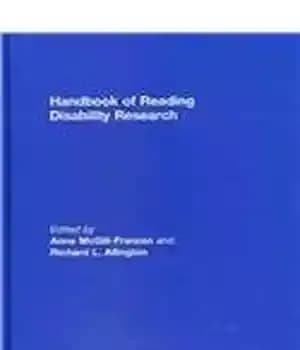 دانلود کتاب Handbook of Reading Disability Research – راهنمای پژوهش ناتوانی در خواندن