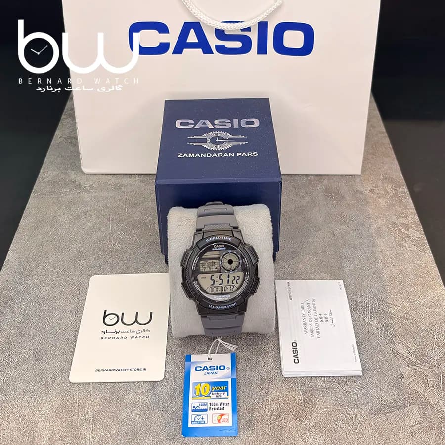 ساعت مچی کاسیو مدل CASIO AE-1000W-8A — تصویر ۴