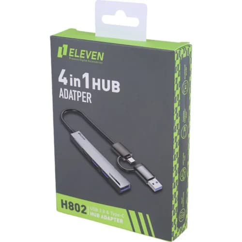 هاب 4 پورت Type-C / USB 3.0 ایلون H802 — تصویر ۵