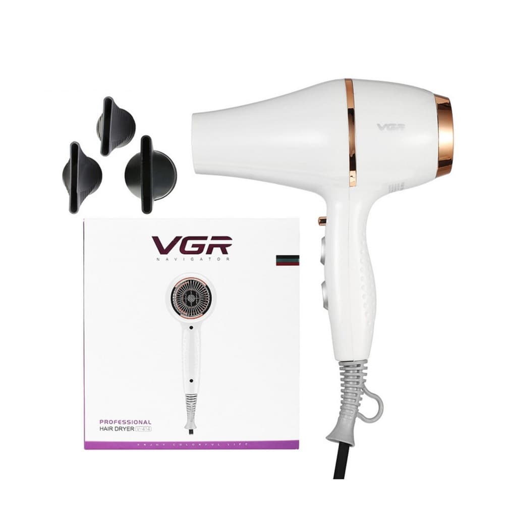 سشوار حرفه ای وی جی آر VGR مدل V-414 توان 2200 وات — تصویر ۷