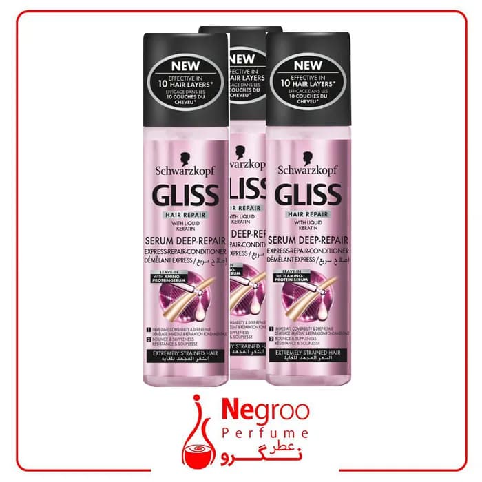 اسپری دو فاز گلیس مدل Deep Repair حجم 200 میلی لیتر/اورجینال — تصویر ۲