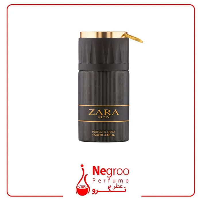 اسپری خوشبو کننده بدن فراگرنس ورد مدل Zara حجم 250 میلی لیتر در روایح مختلف