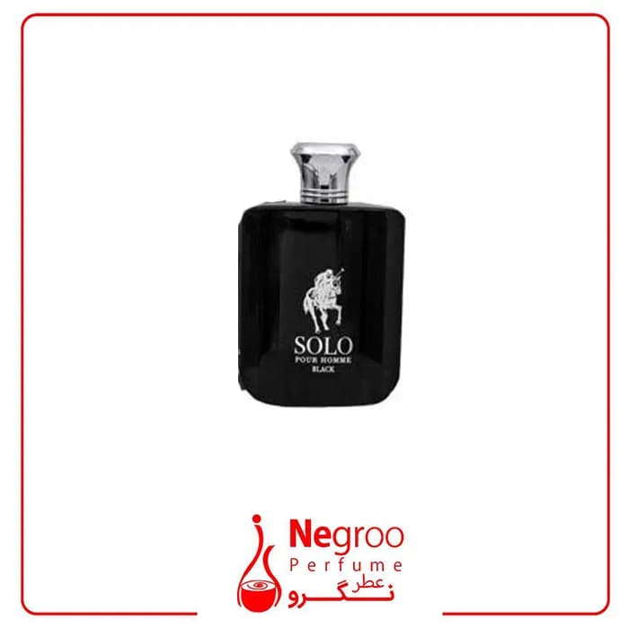 عطر مردانه فراگرنس ورد Solo Black حجم ۱۰۰ میل “پولو بلک” — تصویر ۲