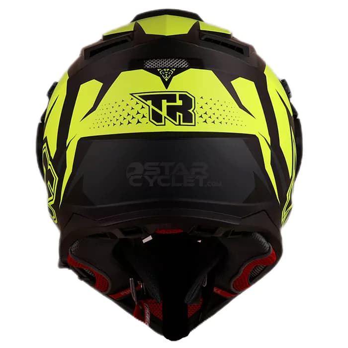 کلاه کاسکت ادونچری TIGER مدل BLACK NEON – GT1 — تصویر ۵