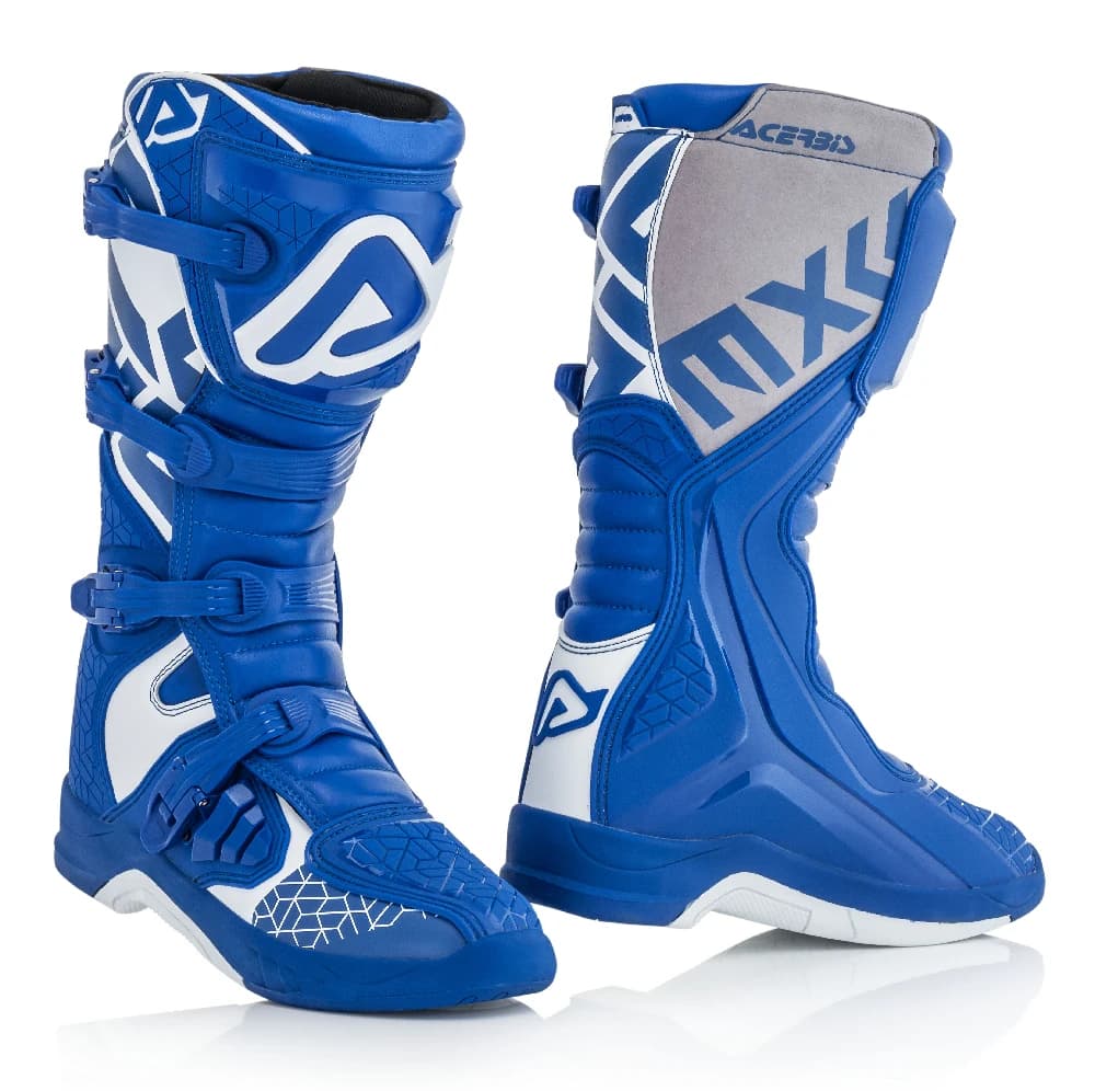 بوت کراسی ACERBIS مدل X TEAM BLUE WHITE