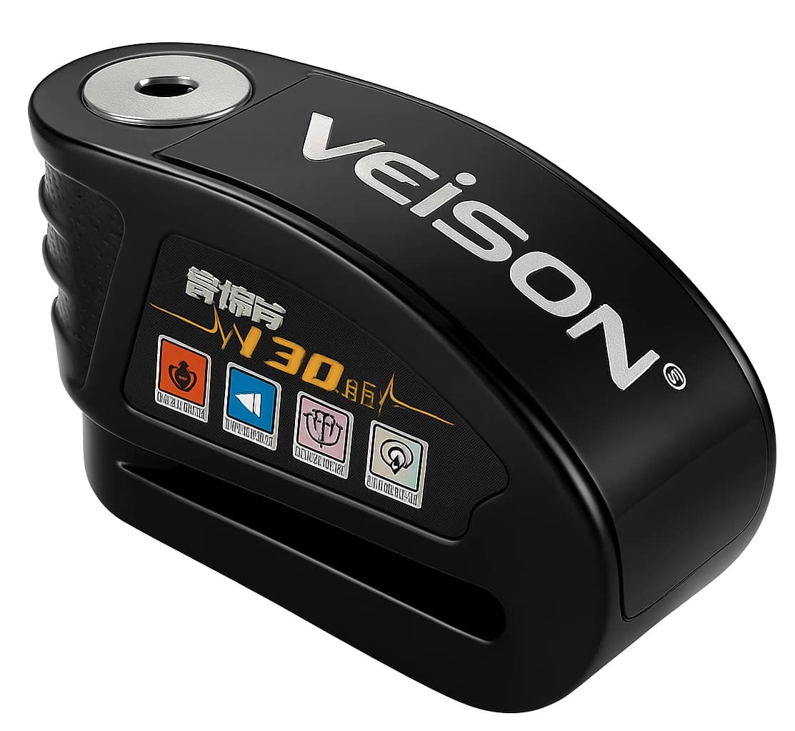 قفل دیسکی موتورسیکلت آژیردار ویژن مدل DX19-N — تصویر ۲