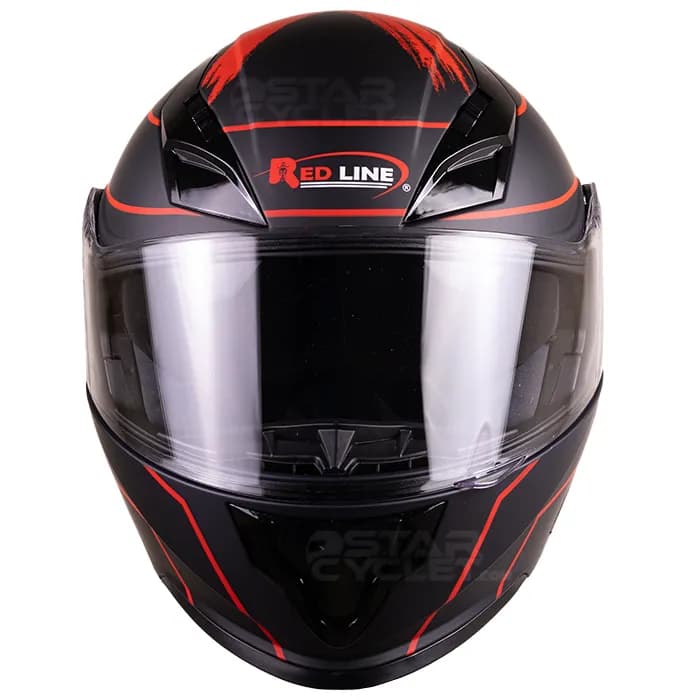 کلاه کاسکت فک متحرک رد لاین مدل MATT BLACK RED VOLATILIZE 939-4 — تصویر ۷