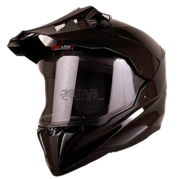 کلاه کاسکت ادونچر ردلاین مدل BRIGHT BLACK 760-2