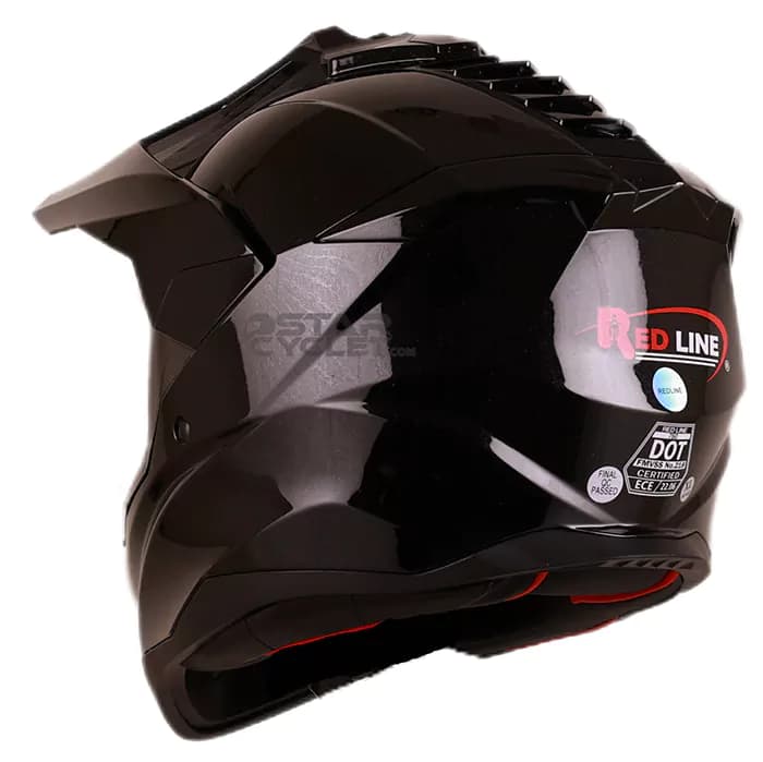 کلاه کاسکت ادونچر ردلاین مدل BRIGHT BLACK 760-2 — تصویر ۳