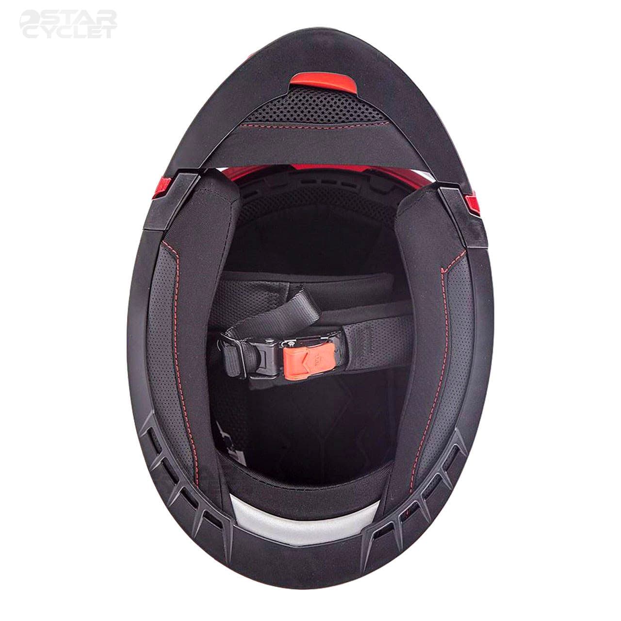 کلاه کاسکت فک متحرک ردلاین مدل BRIGHT-BLACK-Reborn 939-25 — تصویر ۷