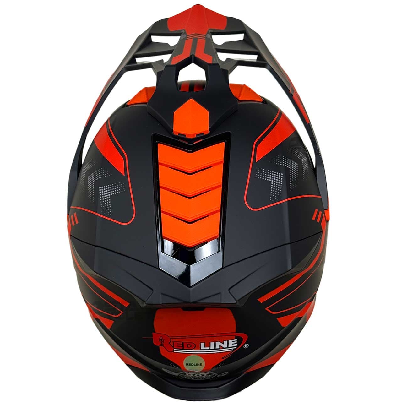 کلاه کاسکت ادونچر ردلاین مدل MATT-BLACK-Red-Arrow 760-4 — تصویر ۵