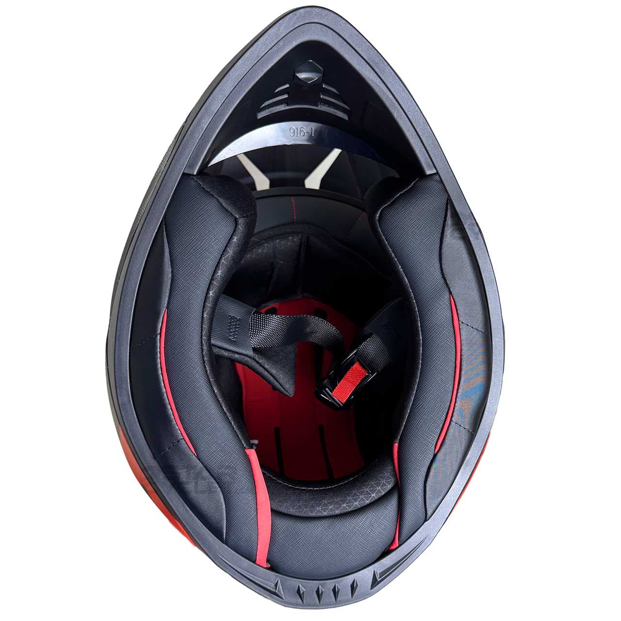 کلاه کاسکت ادونچر ردلاین مدل MATT-BLACK-Red-Arrow 760-4 — تصویر ۶