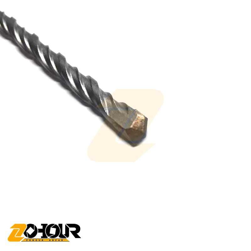 مته چهار شیار 2 الماسه سایز 8×160 توسن Tosan — تصویر ۲