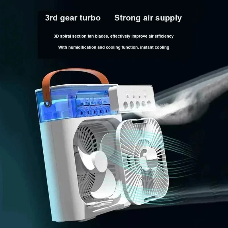پنکه رومیزی مدل مه پاش 4in1 Air Cooling — تصویر ۷