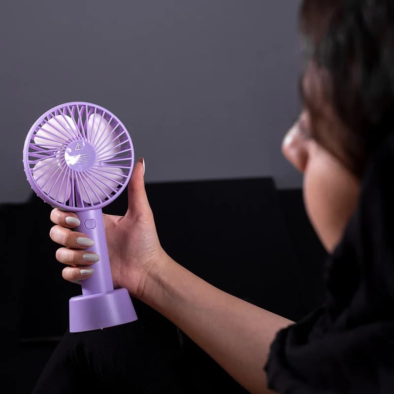 پنکه دستی مدل شارژی کد 698B — تصویر ۳