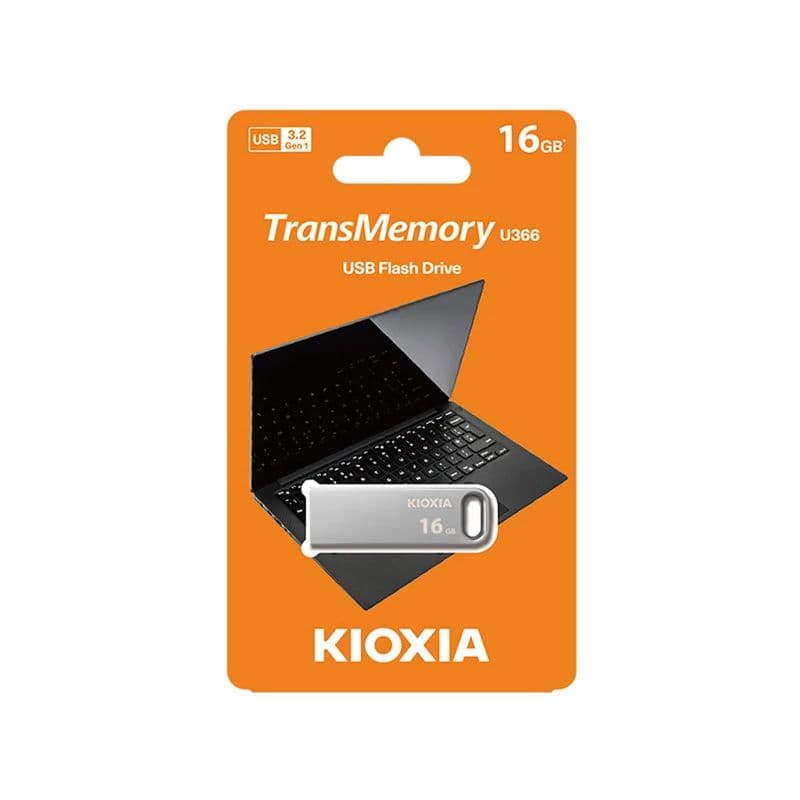 فلش مموری کیوکسیا مدل U366 ظرفیت ۱۶ گیگابایت USB 3.2 — تصویر ۲