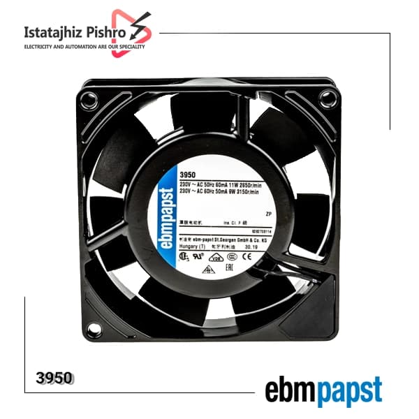 فن صنعتی EBM Papst مدل 3950