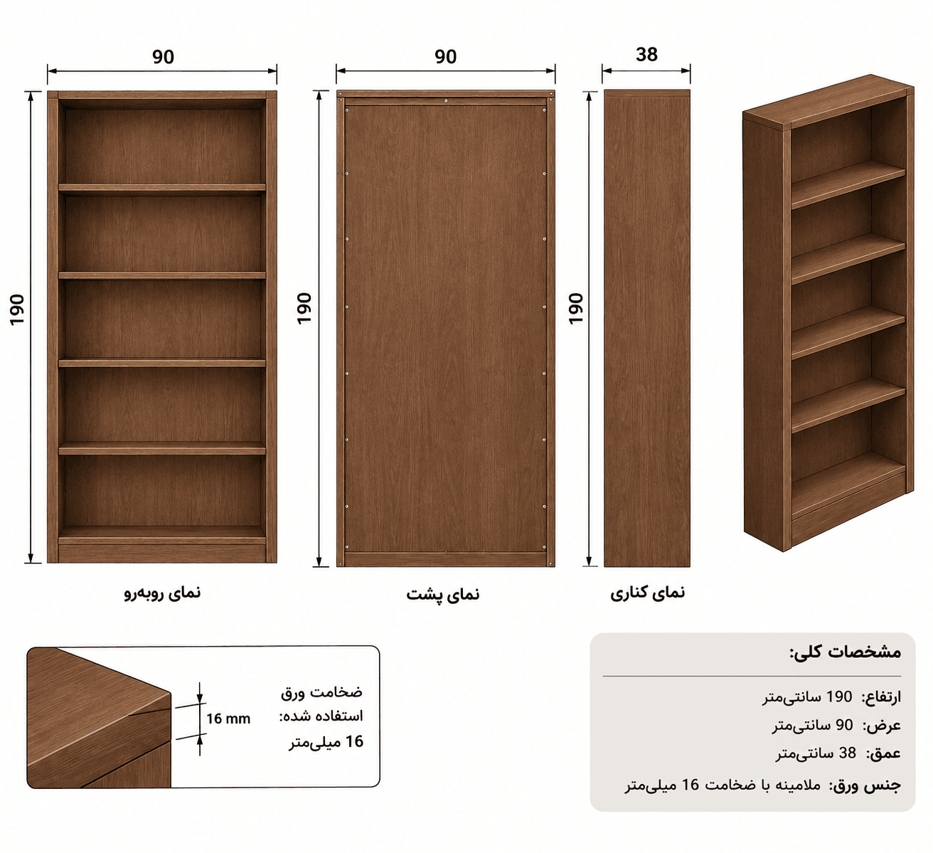 کتابخانه MDF — تصویر ۶
