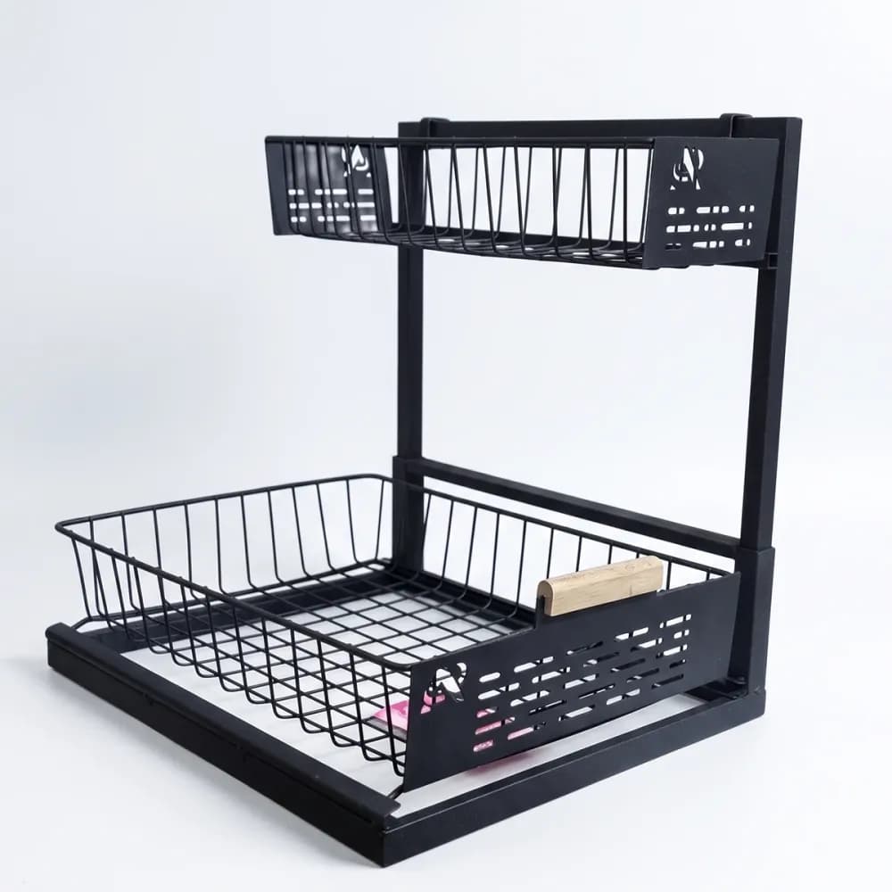 استند نظم دهنده 1.5 طبقه مدل هرمس عروس نوین (کشویی زیر سینک و کابینت)