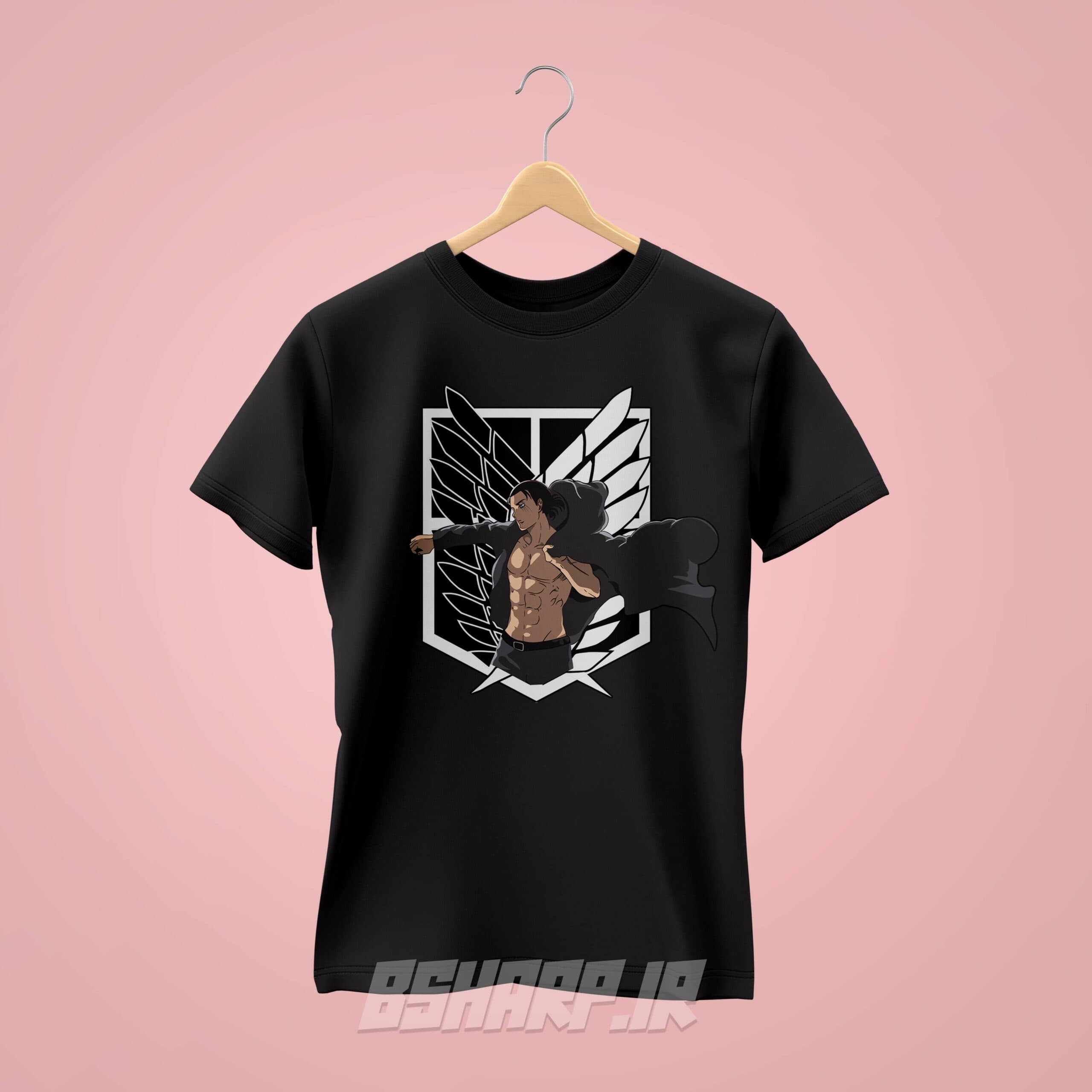 تیشرت Attack on Titan طرح Eren and Scouting