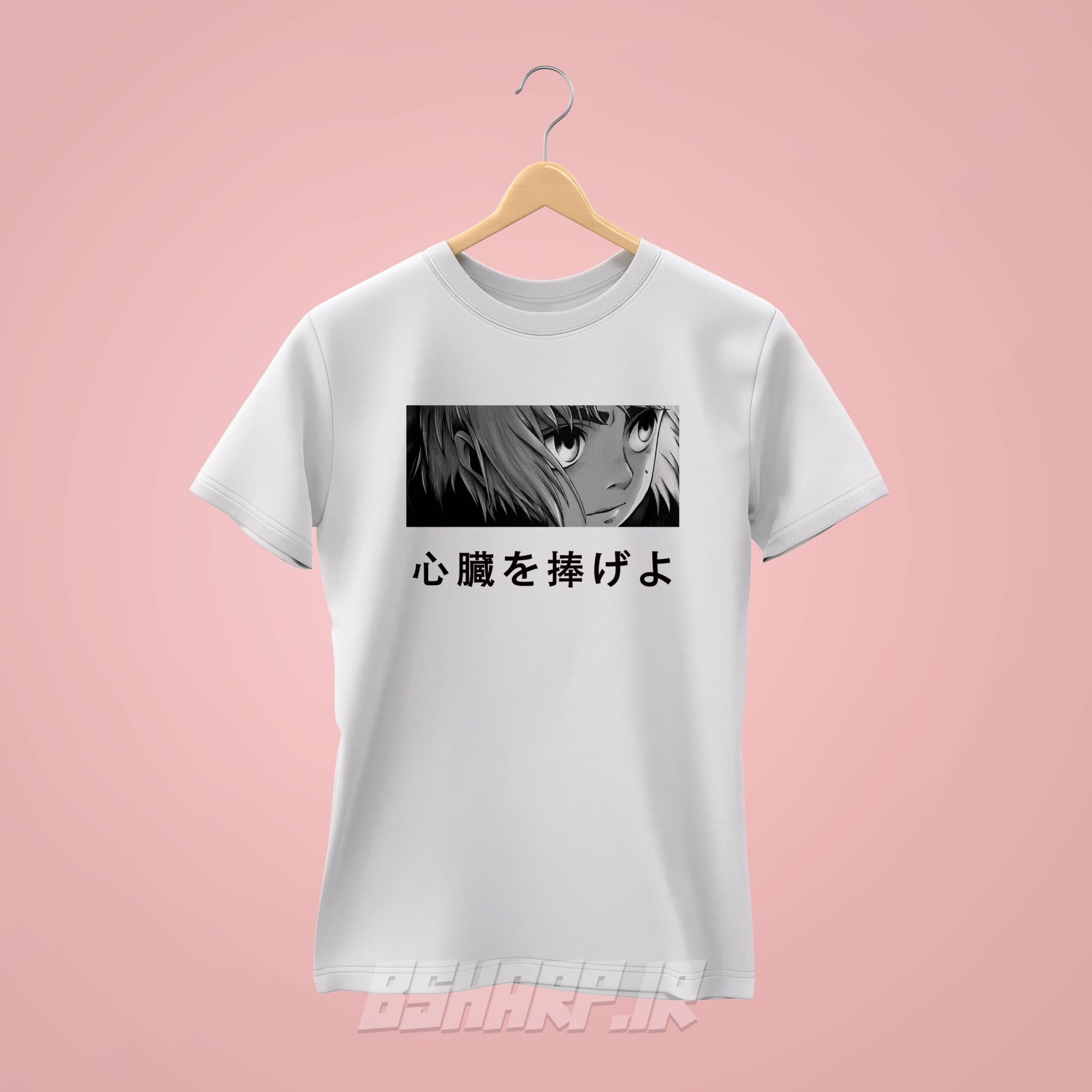 تیشرت Attack on Titan طرح Give Your Heart — تصویر ۲
