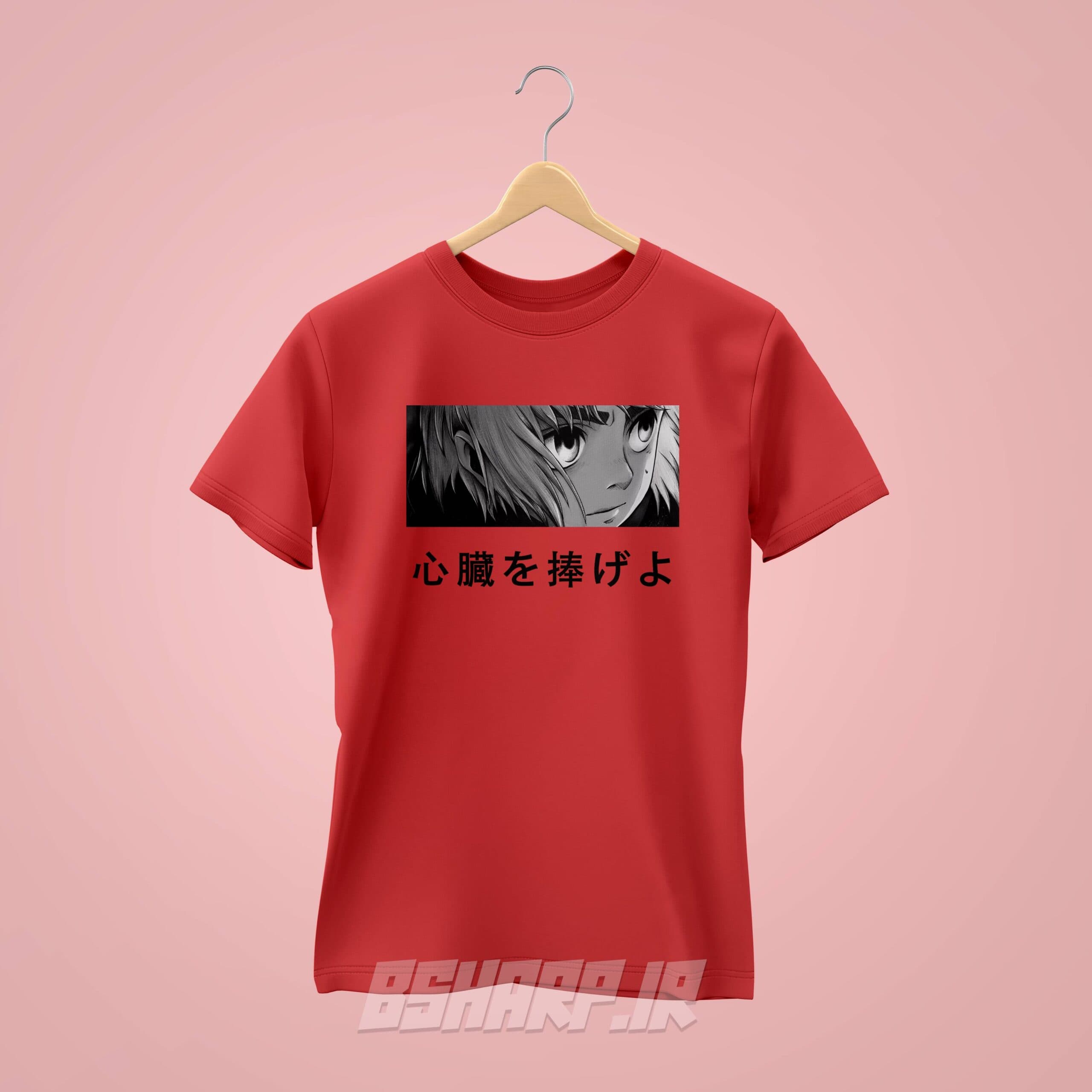 تیشرت Attack on Titan طرح Give Your Heart — تصویر ۳