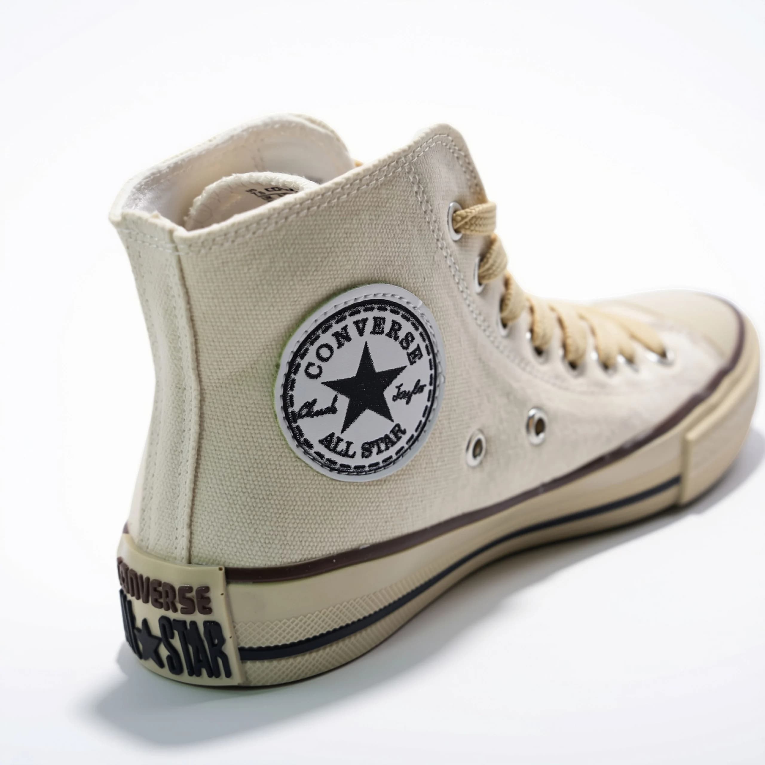 کتونی کانورس آل استار ساقدار کرم | converse allstar cream — تصویر ۴