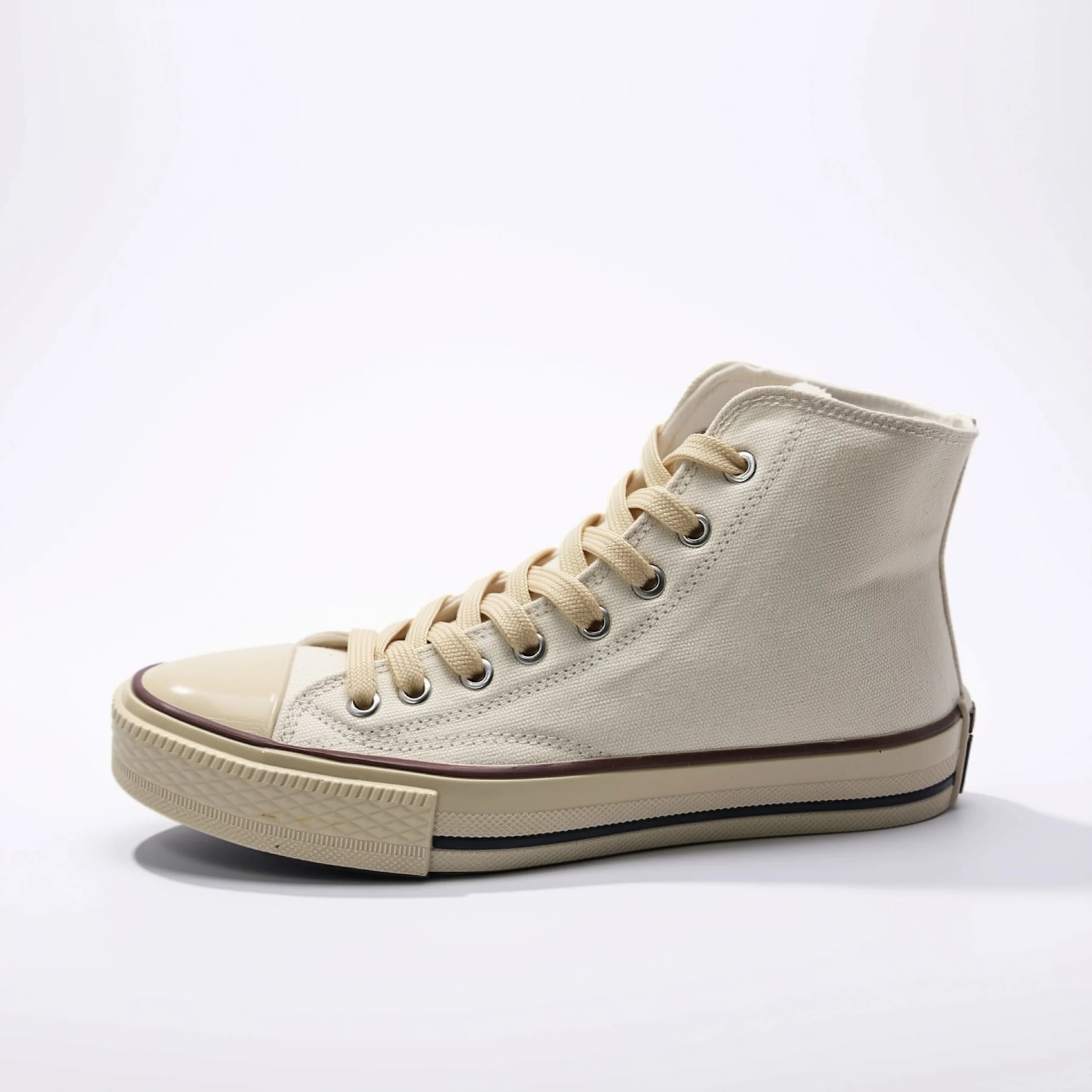 کتونی کانورس آل استار ساقدار کرم | converse allstar cream