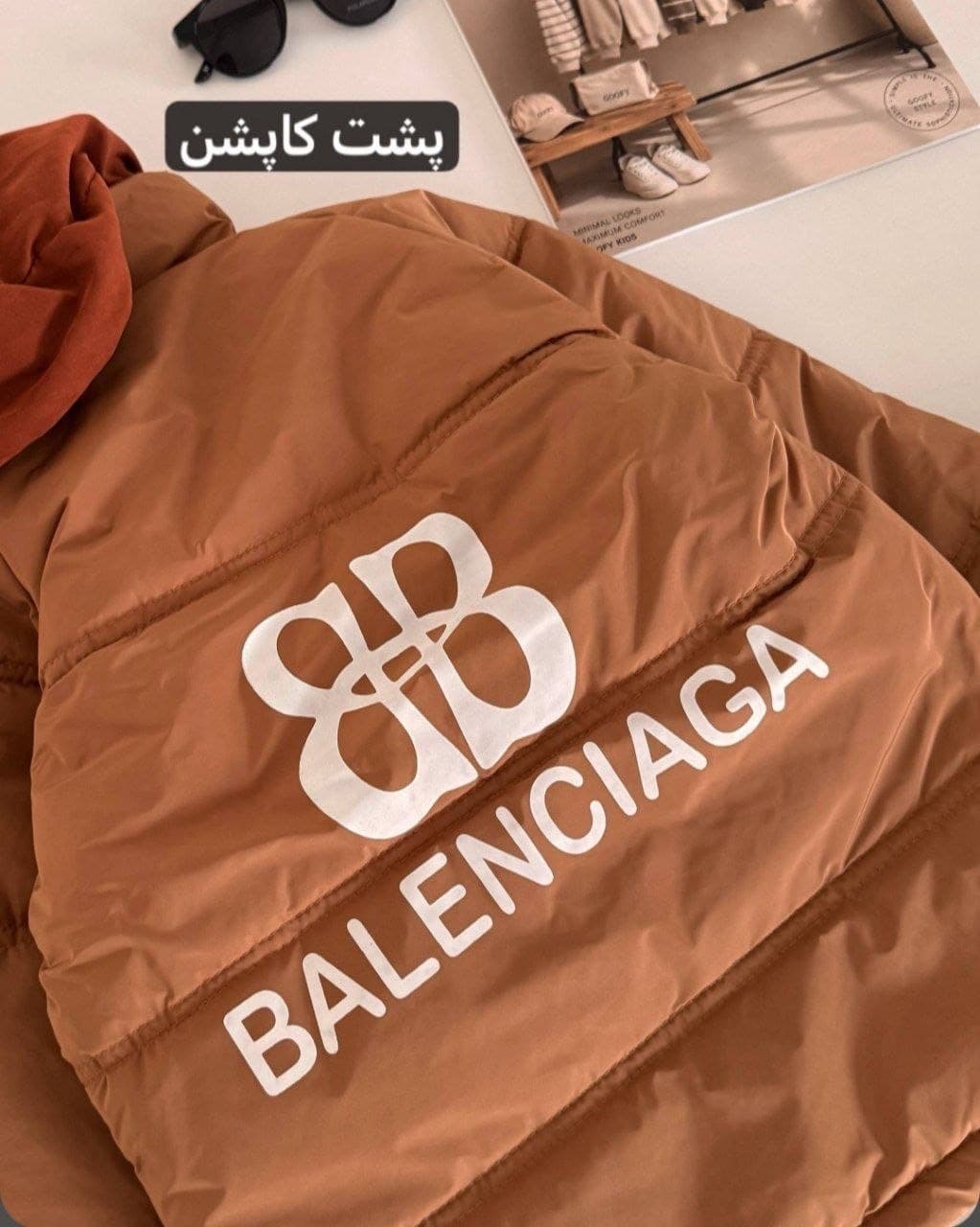 کاپشن گرم و ترند رویه صداب و مموری و سه لایه پسم شیشه و داخل خز ببعی گرم — تصویر ۵