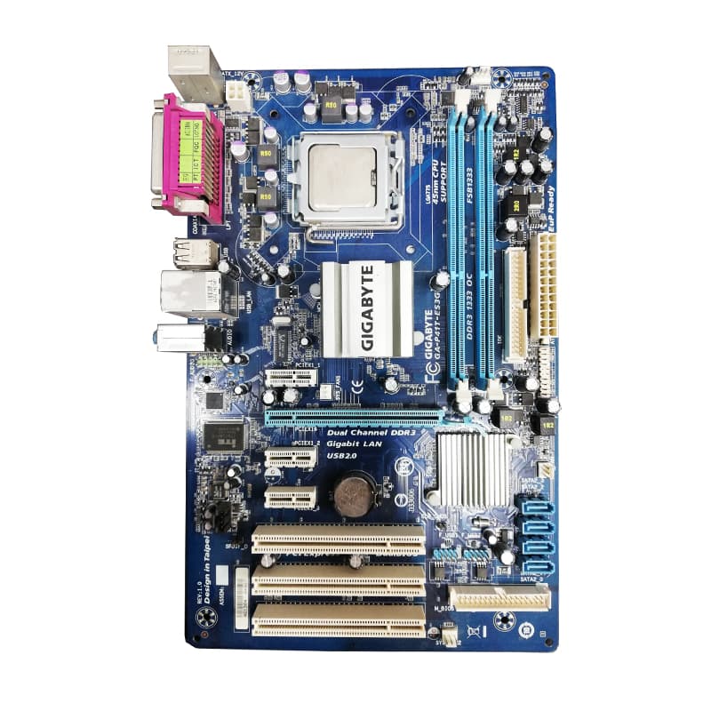 باندل مادربرد گیگابایت GIGABYTE P41T-ES3G + Intel Pentium E5200 استوک