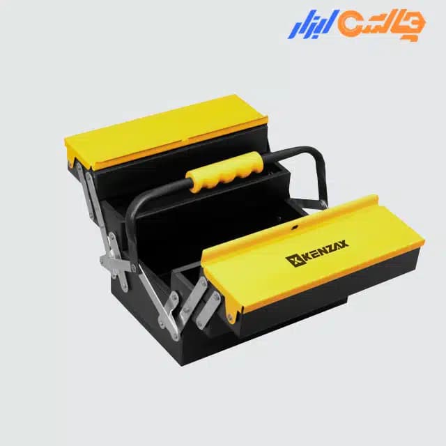 جعبه ابزار فلزی سه طبقه 30 سانتی متر کنزاکس مدل KTB-1303 — تصویر ۳