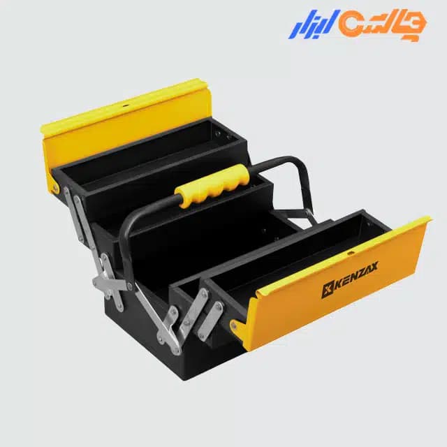 جعبه ابزار فلزی سه طبقه 30 سانتی متر کنزاکس مدل KTB-1303
