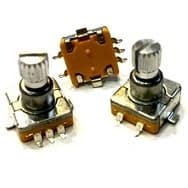 ولوم انکدر 5 پایه شیار دار SMD (ولوم هرزگرد پخش خودرو)