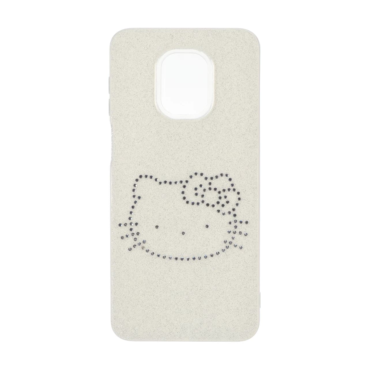 قاب اکلیلی Kitty نگین دار Xiaomi Redmi Note 9S / Redmi Note 9 Pro / Redmi Note 9 Pro Max – کرم