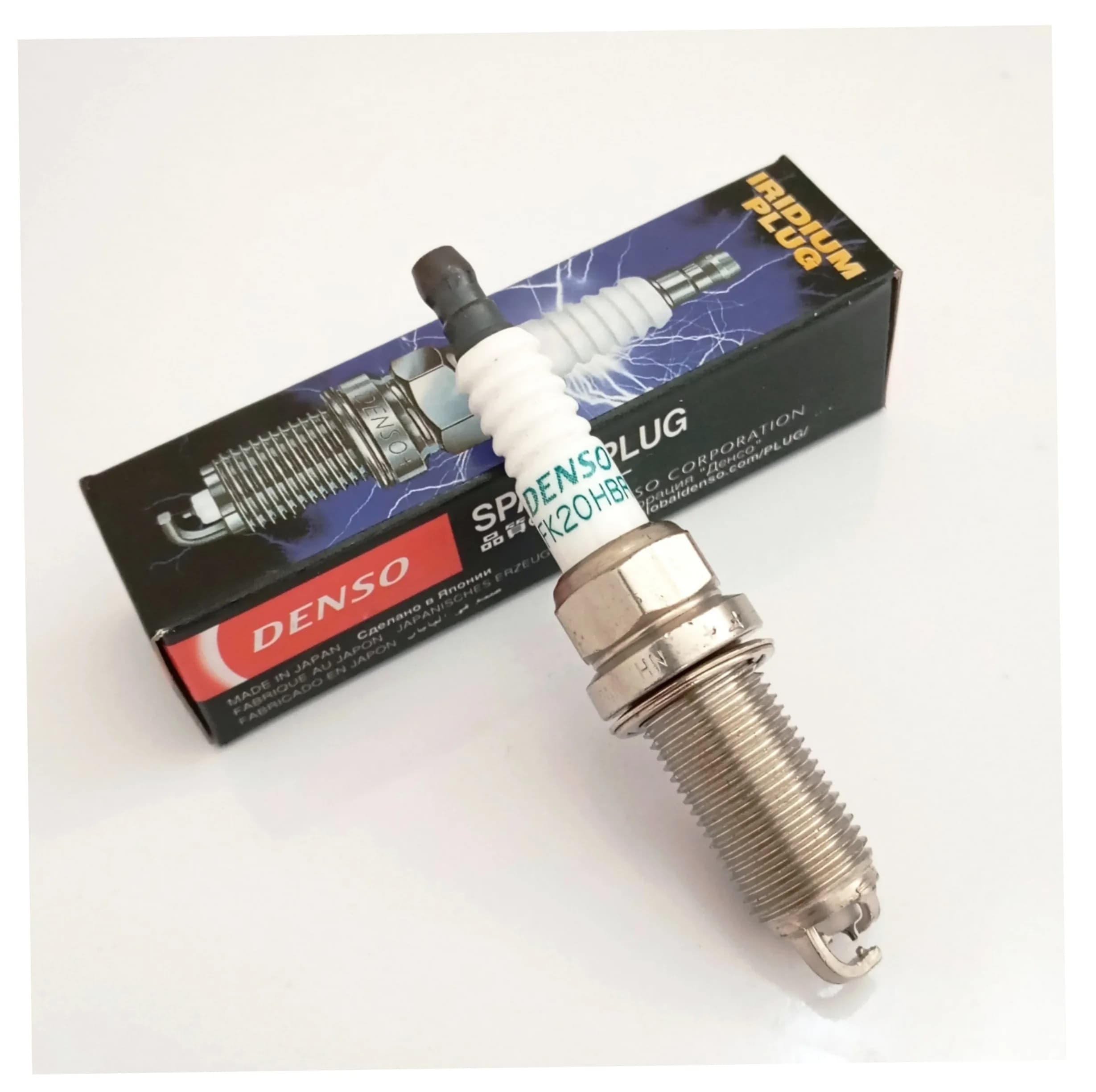 شمع خودرو دنسو مدل سه پلاتین ایریدیوم کد FK20HBR11 بسته 4 عددی — تصویر ۲