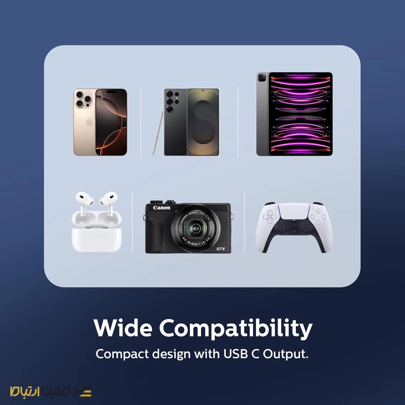 شارژر فندکی فیلیپس مدل DLP5522CC توان 60 وات (دو پورت USB-C بدنه فلزی) همراه با کابل یک متری — تصویر ۳