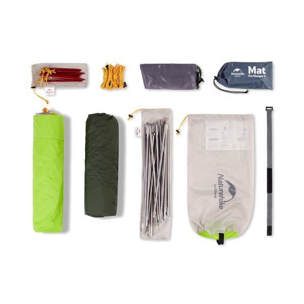 چادر کمپینگ دو نفره نیچرهایک مدل Mongar Ultralight — تصویر ۲