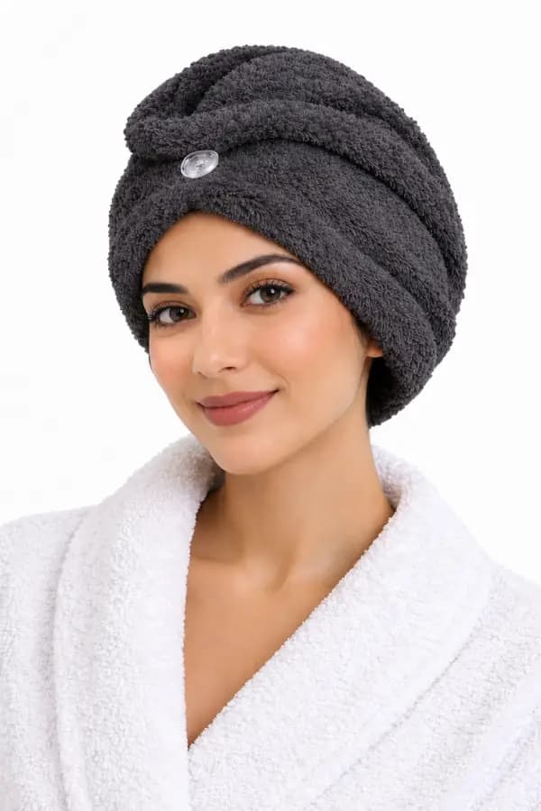 حوله سر دکمه دار میکروفایبر CASPARA